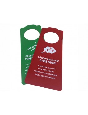 KAPI ASKISI PVC RAHATSIZ ETMEYİN-TEMİZLEYİN 100 Adet