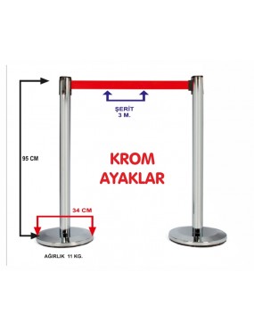 ŞERİT BARİYER - 1 Adet